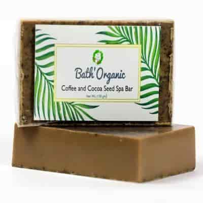 Buy The Organic Factory Bath Organic Coffee & Cocoa Bean Spa Bar Pack of 3