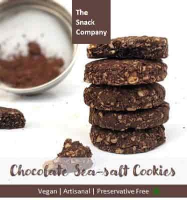 Buy The Snack Company Chocolate Sea Salt Cookies