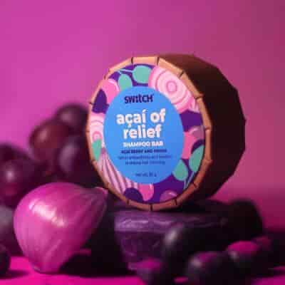 Buy The Switch Fix Hair Strengthening Acai of Relief Shampoo Bar for Fragile Hair