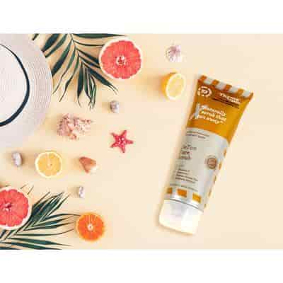 Buy Thyme Organic De Tan Face Scrub With Vitamin C