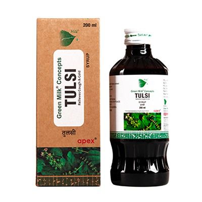 Buy Green Milk Tulsi Syrup
