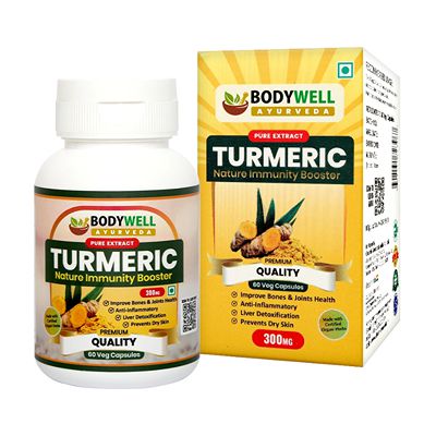 Buy Bodywell Ayurveda Turmeric Extract Capsules 300 mg
