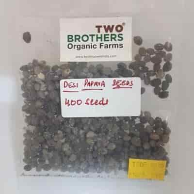 Buy Two Brothers Organic Farm Papaya Seeds Desi Indigenous Native Variety