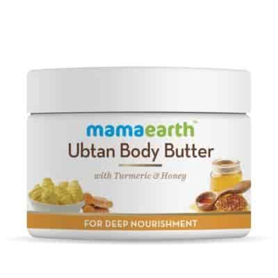 Buy Mamaearth Ubtan Body Butter, For Dry Skin, With Turmeric & Honey, For Deep Nourishment