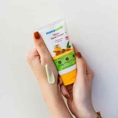 Buy Mamaearth Ubtan Hand Cream with Turmeric and Honey for Deep Moisturization