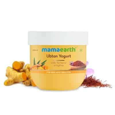 Buy Mamaearth Ubtan Yogurt with Turmeric and Saffron for Deep Moisturization