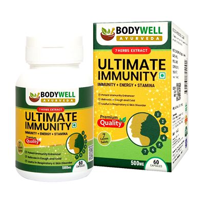 Buy Bodywell Ayurveda Ultimate Immunity Capsules 500 mg
