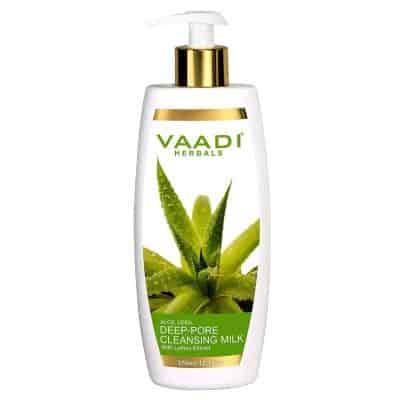 Buy Vaadi Herbals Aloevera Deep Pore Cleansing Milk with Lemon Extract