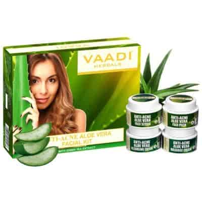 Buy Vaadi Herbals Anti - Acne Aloe Vera Facial Kit with Green Tea Extract