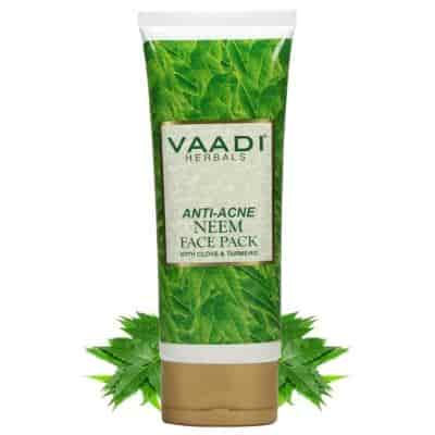 Buy Vaadi Herbals Anti - Acne Neem Face Pack with Clove and Turmeric