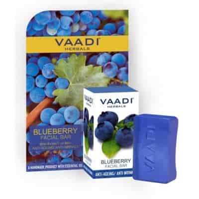 Buy Vaadi Herbals Blueberry Facial Bar with Extract of Mint