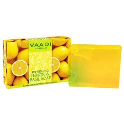 Buy Vaadi Herbals Refreshing Lemon and Basil Soap