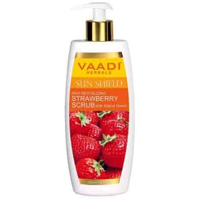 Buy Vaadi Herbals Strawberry Scrub Lotion with Walnut Grains