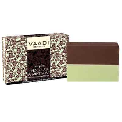 Buy Vaadi Herbals Tempting Chocolate and Mint Soap - Deep Moisturising Therapy