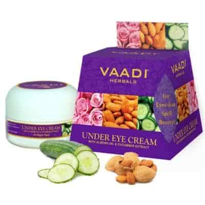 Buy Vaadi Herbals Under Eye Cream - Almond Oil and Cucumber extract