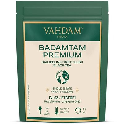 Buy Vahdam Badamtam Premium Darjeeling First Flush Black Tea ( DJ 03/2022 )