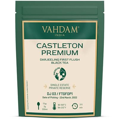 Buy Vahdam Castleton Premium Darjeeling First Flush Black Tea ( DJ 03/2022 )