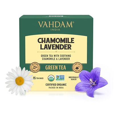 Buy Vahdam Chamomile Lavender Green Tea