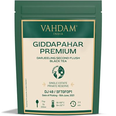 Buy Vahdam Giddhapahar Premium Darjeeling Second Flush Black Tea