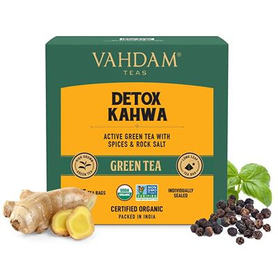 Buy Vahdam Detox Kahwa Green Tea
