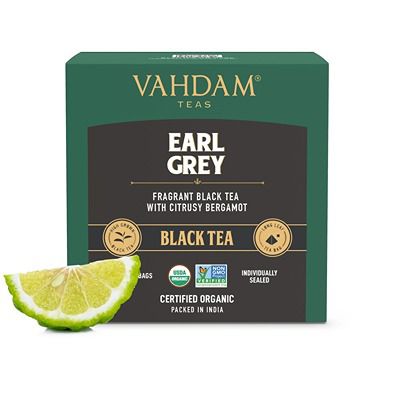 Buy Vahdam Earl Grey Citrus Black Tea Bags