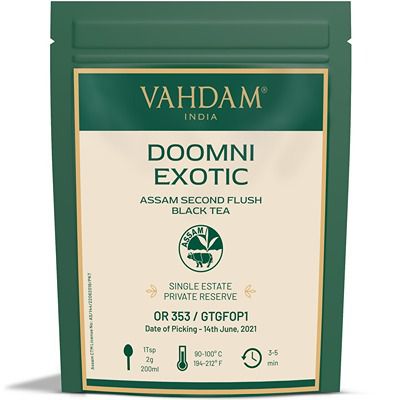 Buy Vahdam Doomni Exotic Assam Second Flush Black Tea ( OR353/2021 )