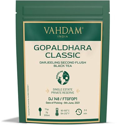 Buy Vahdam Gopaldhara Darjeeling Second Flush Black Tea ( DJ 148/2021 )