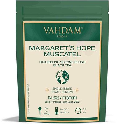 Buy Vahdam Margarets Hope Muscatel Darjeeling Second Flush Black Tea ( DJ 232 /2022 )