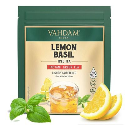 Buy Vahdam Lemon Basil Instant Iced Tea