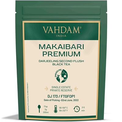 Buy Vahdam Makaibari Premium Darjeeling Second Flush Black Tea ( DJ 173 /2022 )