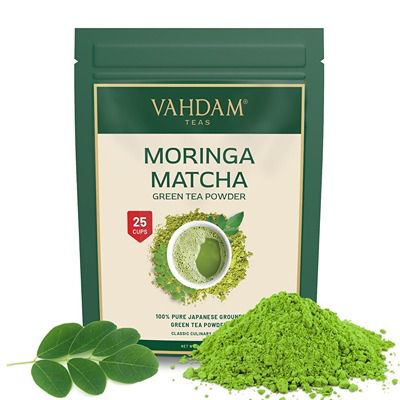 Buy Vahdam Moringa Matcha Green Tea Powder