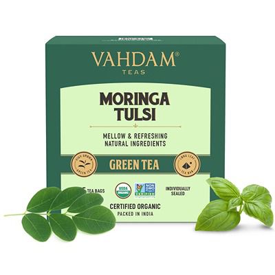 Buy Vahdam Moringa Tulsi Green Tea