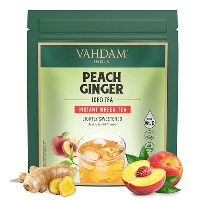 Buy Vahdam Peach Ginger Instant Iced Tea