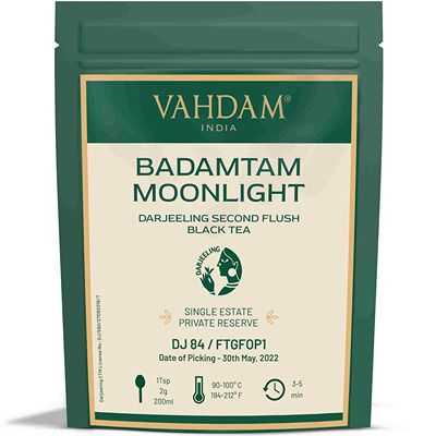 Buy Vahdam Badamtam Moonlight Darjeeling Second Flush Black Tea ( DJ 84 /2022 )