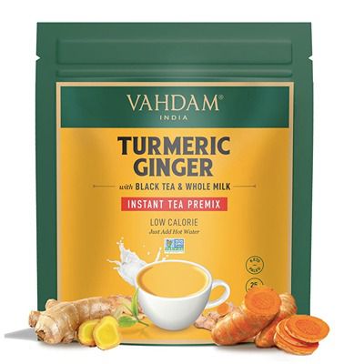 Buy Vahdam Turmeric Ginger Instant Tea Premix