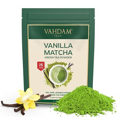 Buy Vahdam Vanilla Matcha Green Tea Powder
