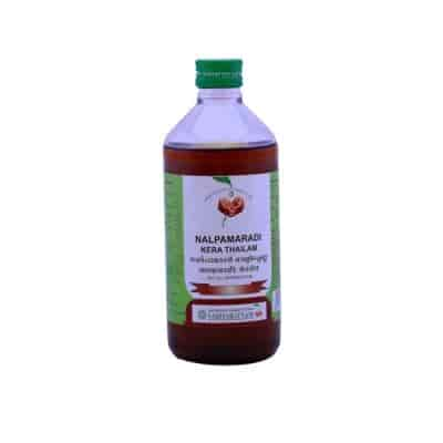 Buy Vaidyaratnam Nalpamaradi Kera Thailam - 450 ml