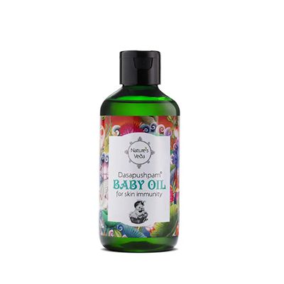 Buy Natures Veda Dasapushpam Baby Oil