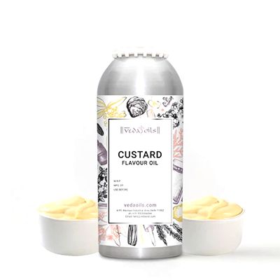 Buy VedaOils Custard Flavor Oil