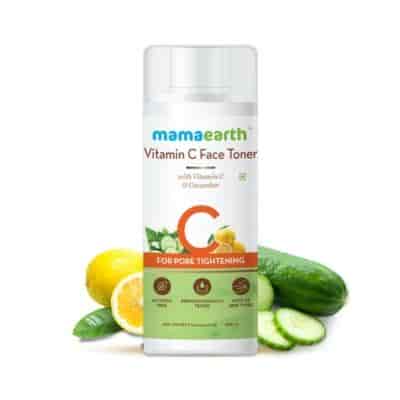 Buy Mamaearth Vitamin C Face Toner with Vitamin C & Cucumber for Pore Tightening,