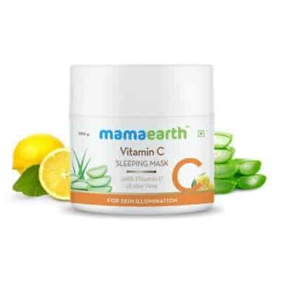 Buy Mamaearth Vitamin C Sleeping Mask with Aloe Vera for Skin Illumination
