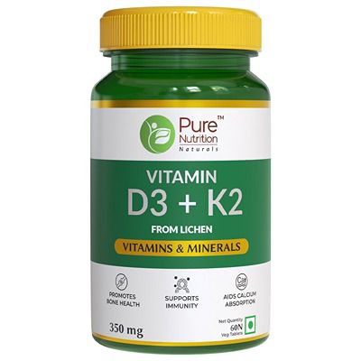 Buy Pure Nutrition Vitamin D3 + K2 Tablets