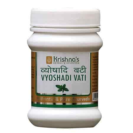 Buy Krishnas Herbal And Ayurveda Vyoshadi Vati For Cough & Cold