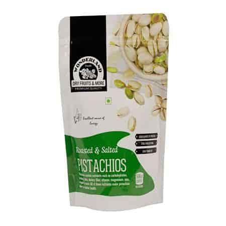 Buy Wonderland Foods - Premium American California Roasted & Salted Jumbo Pistachios | Gluten & Gmo Free | Super Crunchy Delicious & Healthy Nuts | No Added Oils