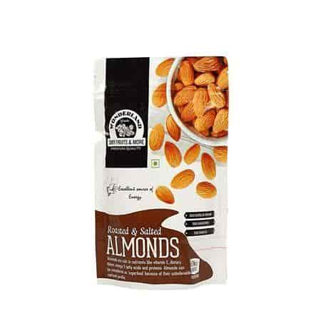 Buy Wonderland Foods Roasted Almonds Pouch