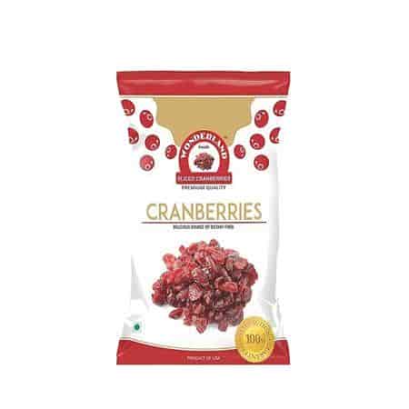 Buy Wonderland Foods Premium Quality Dried Sliced Cranberries