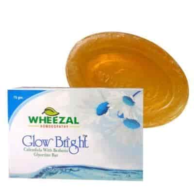 Buy Wheezal Glow Bright Calendula & Berberis Soap