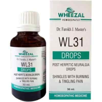 Buy Wheezal WL - 31 Post Herpetic Neuralgia Drops