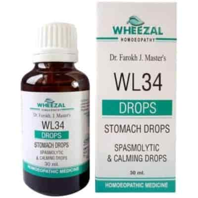 Buy Wheezal WL - 34 Stomach Drops