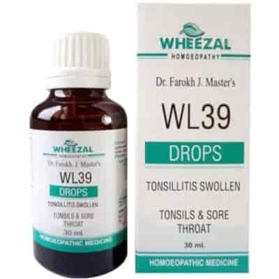Buy Wheezal WL - 39 Tonsillitis Drops
